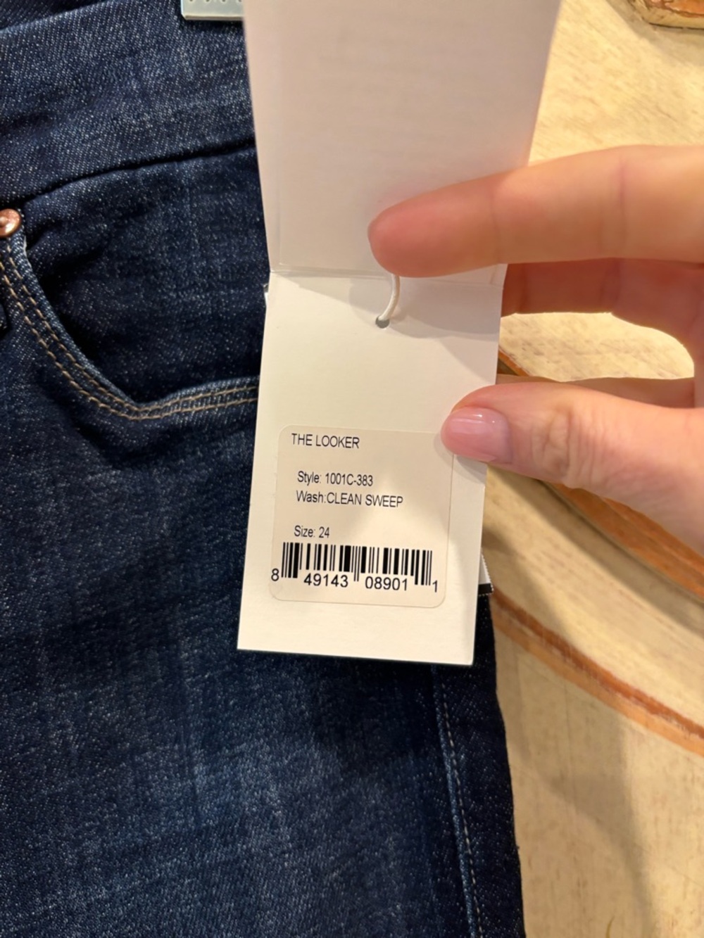 Mother The Looker Skinny Jeans in Clean Sweep 24 - Picture 3 of 4